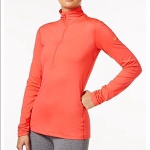 Nike Dri-Fit Element Half Zip Coral Size S